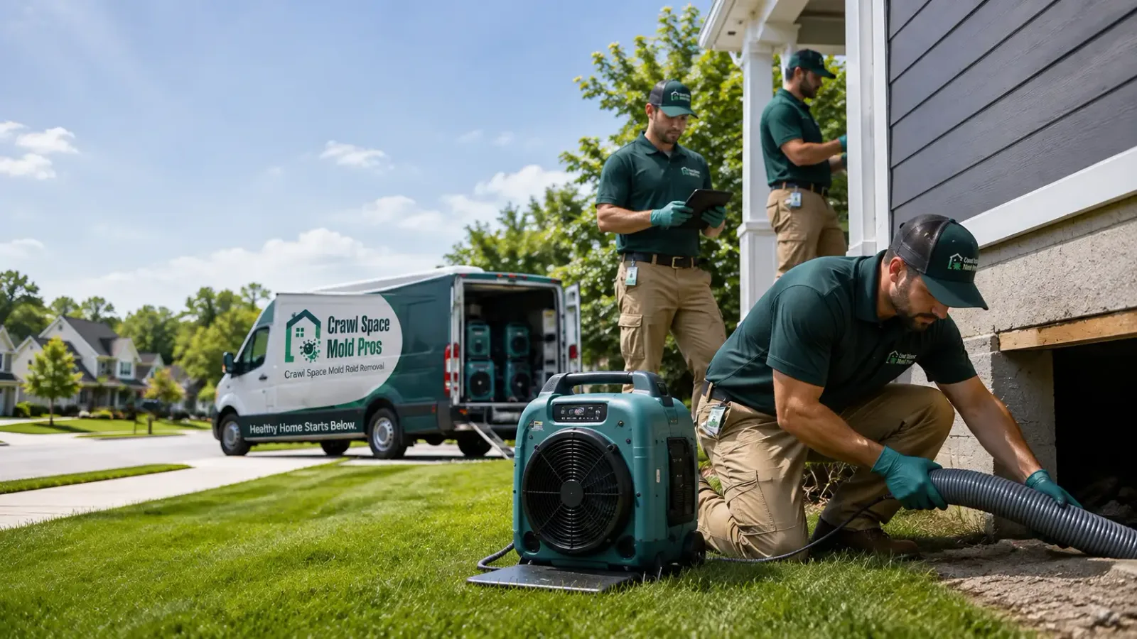 Crawl Space Mold Removal in Pringle, SD